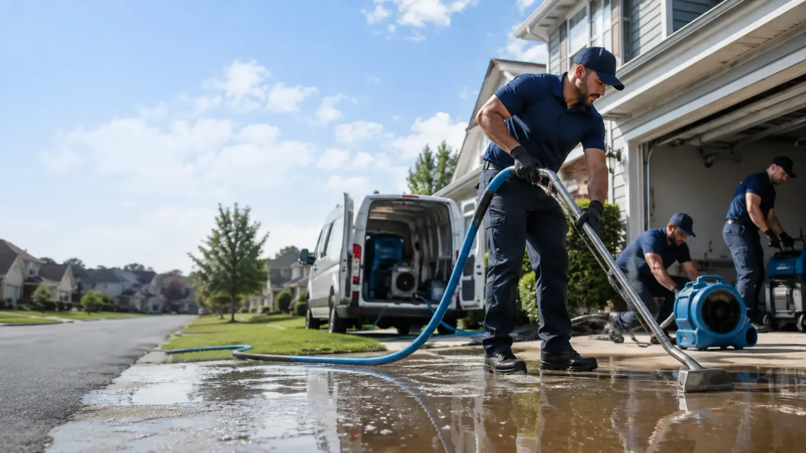 Flood Damage Restoration in Butte Des Morts, WI